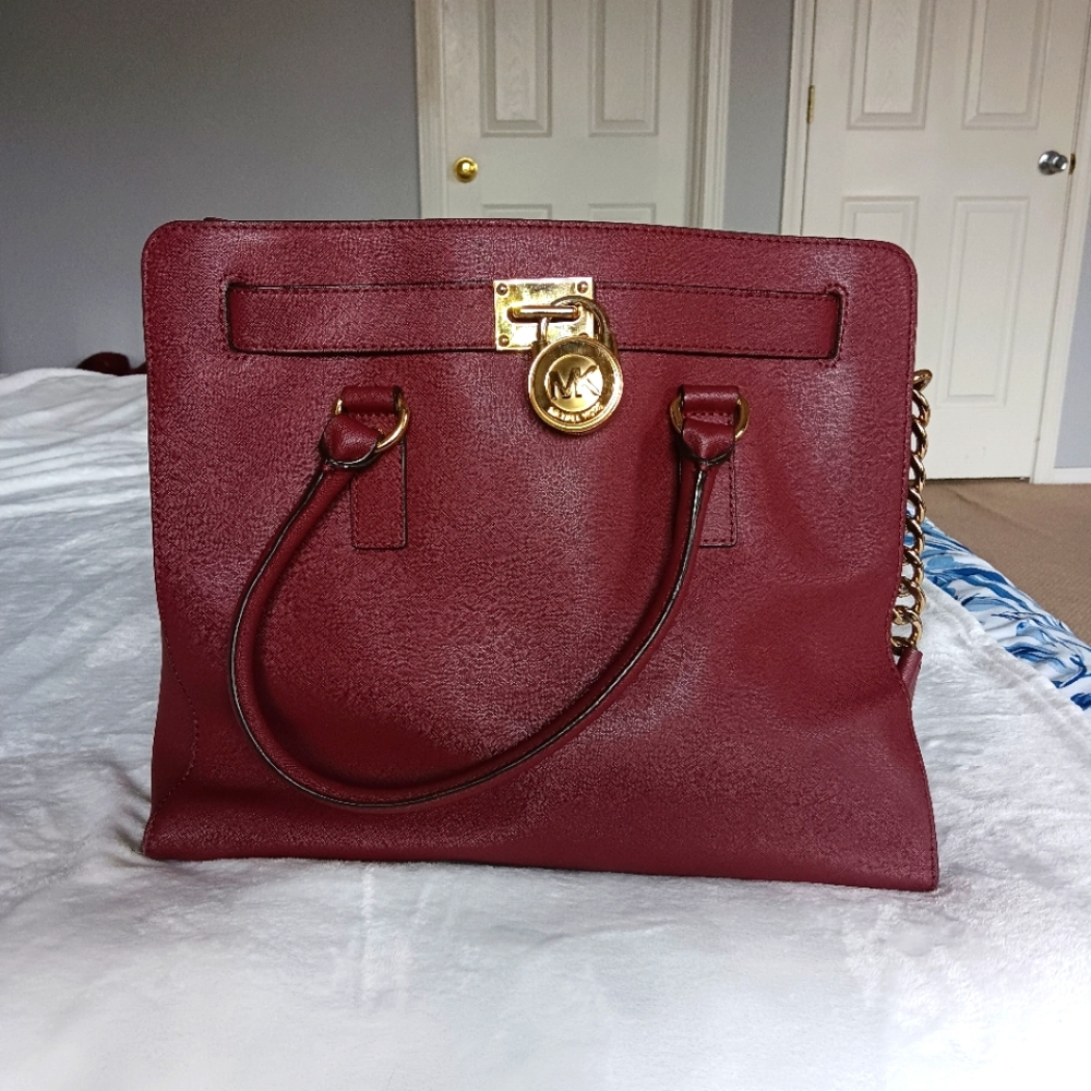 Michael Kors Rich Burgundy Shoulder Bag